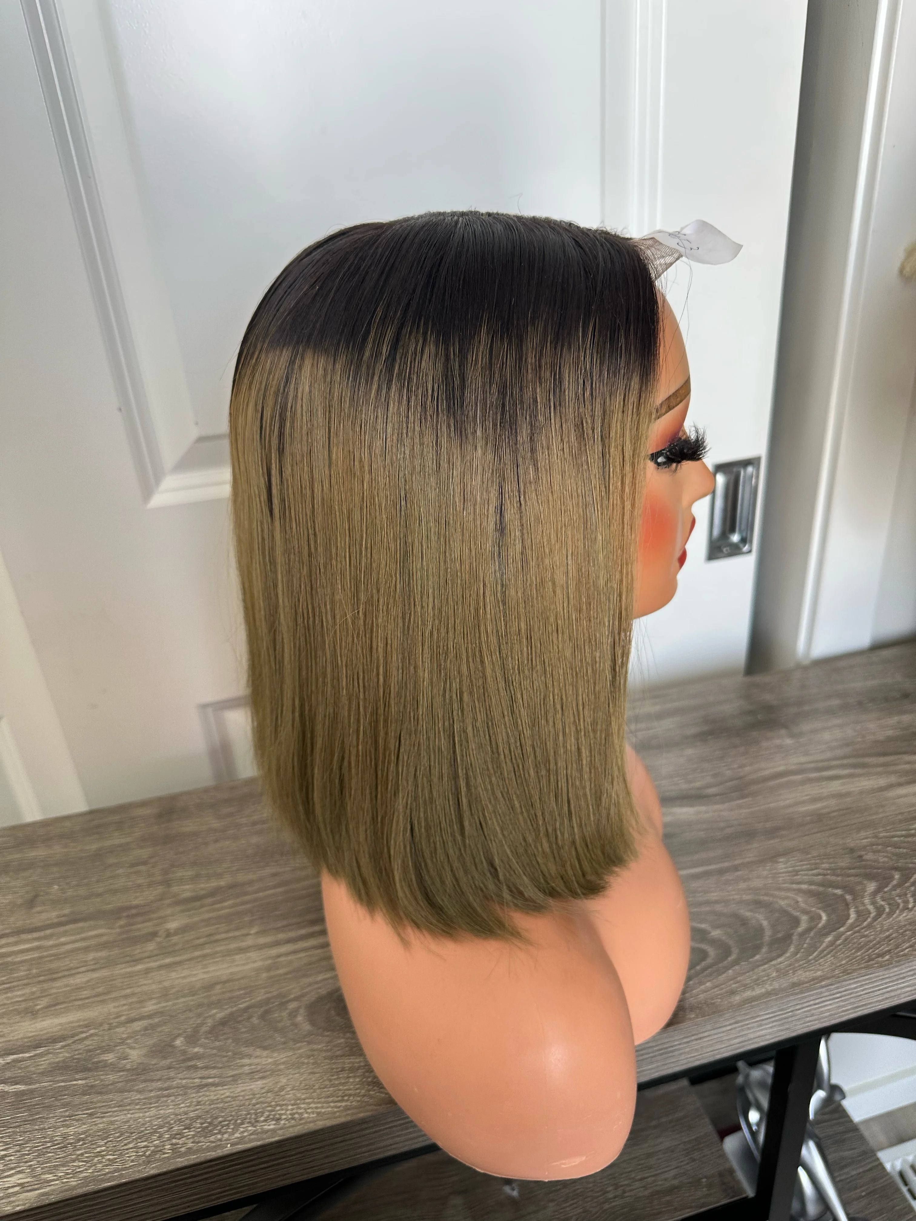 Customized ombre donor bone straight