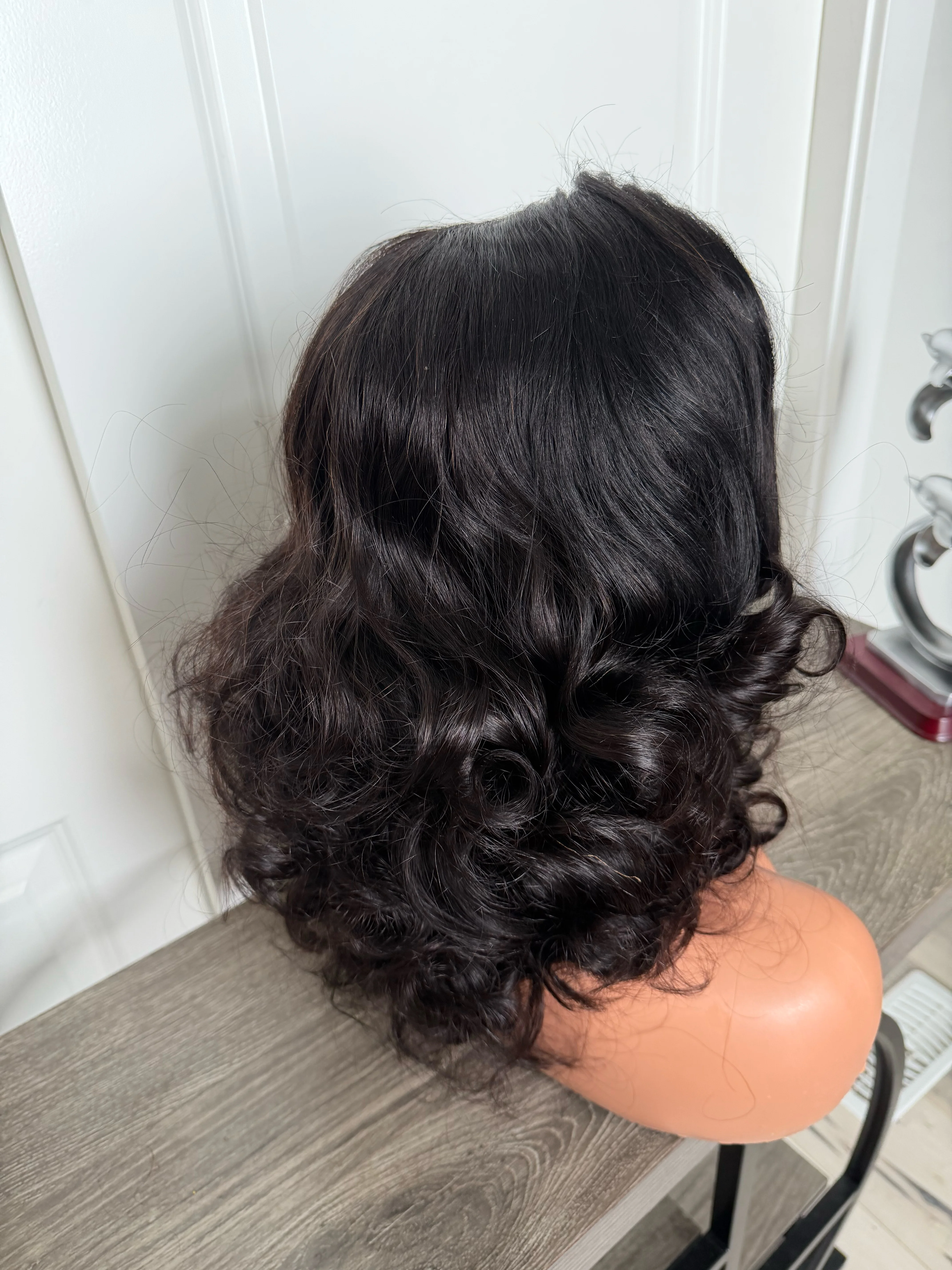 Raw  quality natural color wig