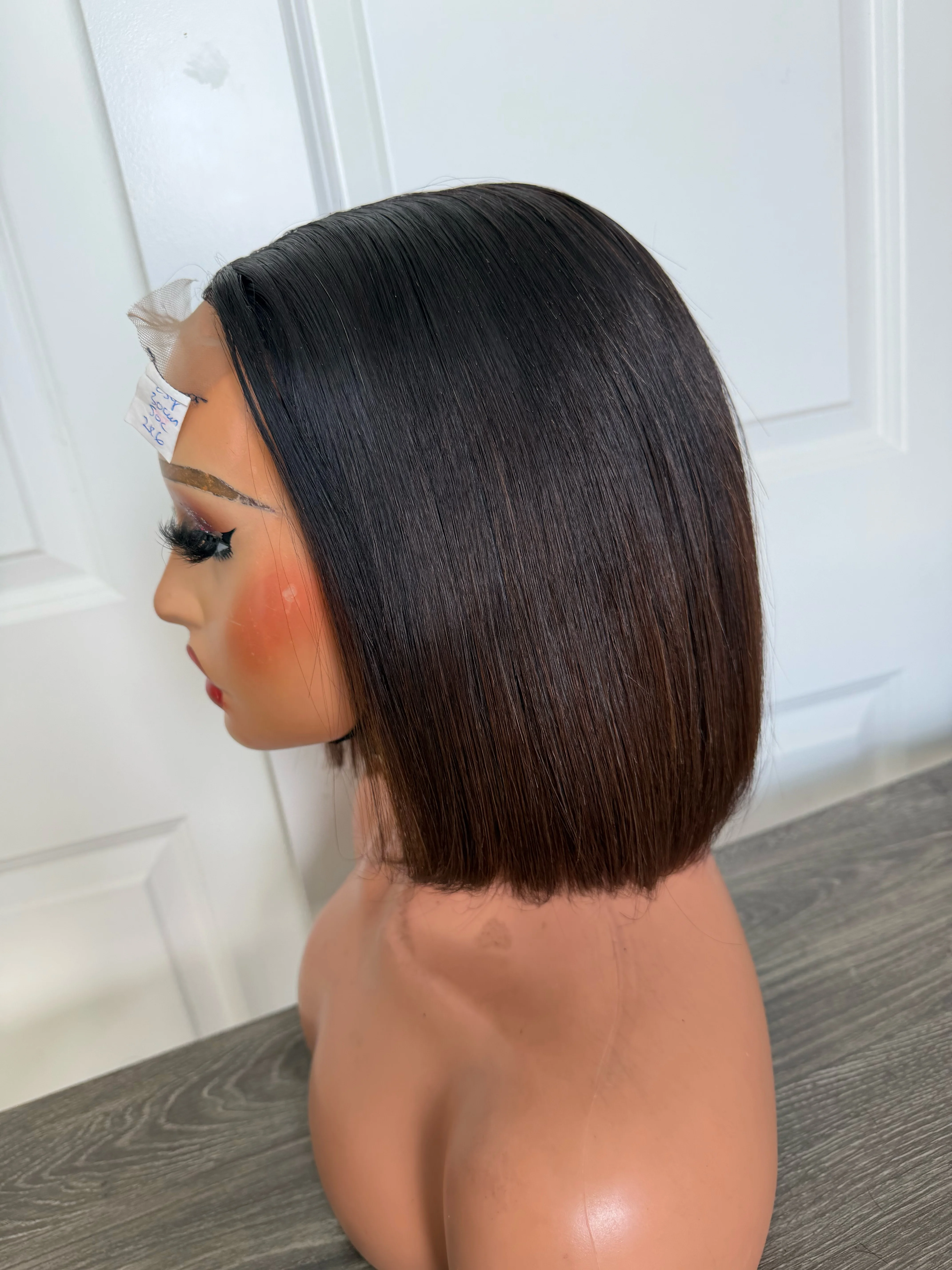 Raw quality ombré bone straight wig second