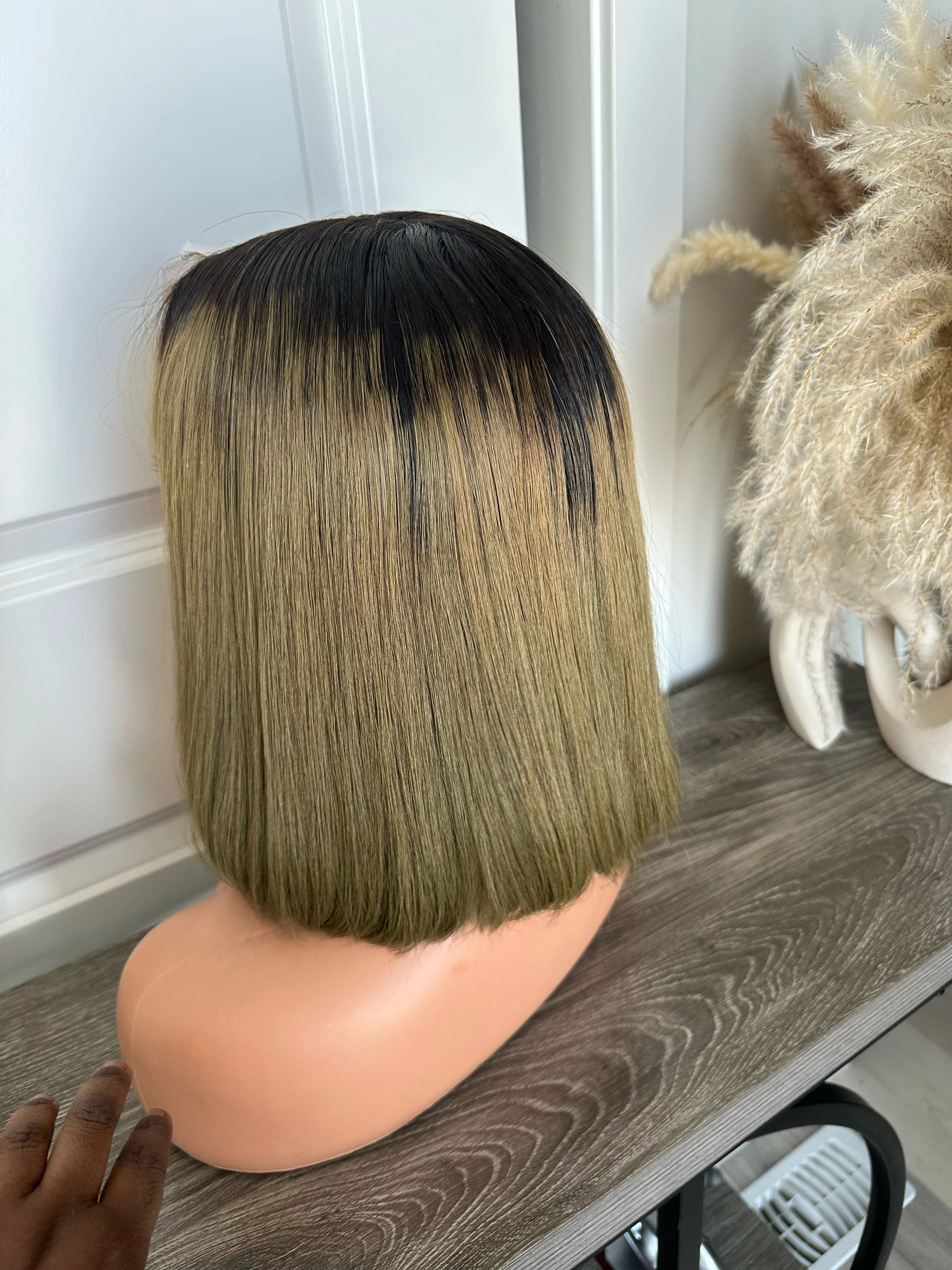Customized ombre donor bone straight second