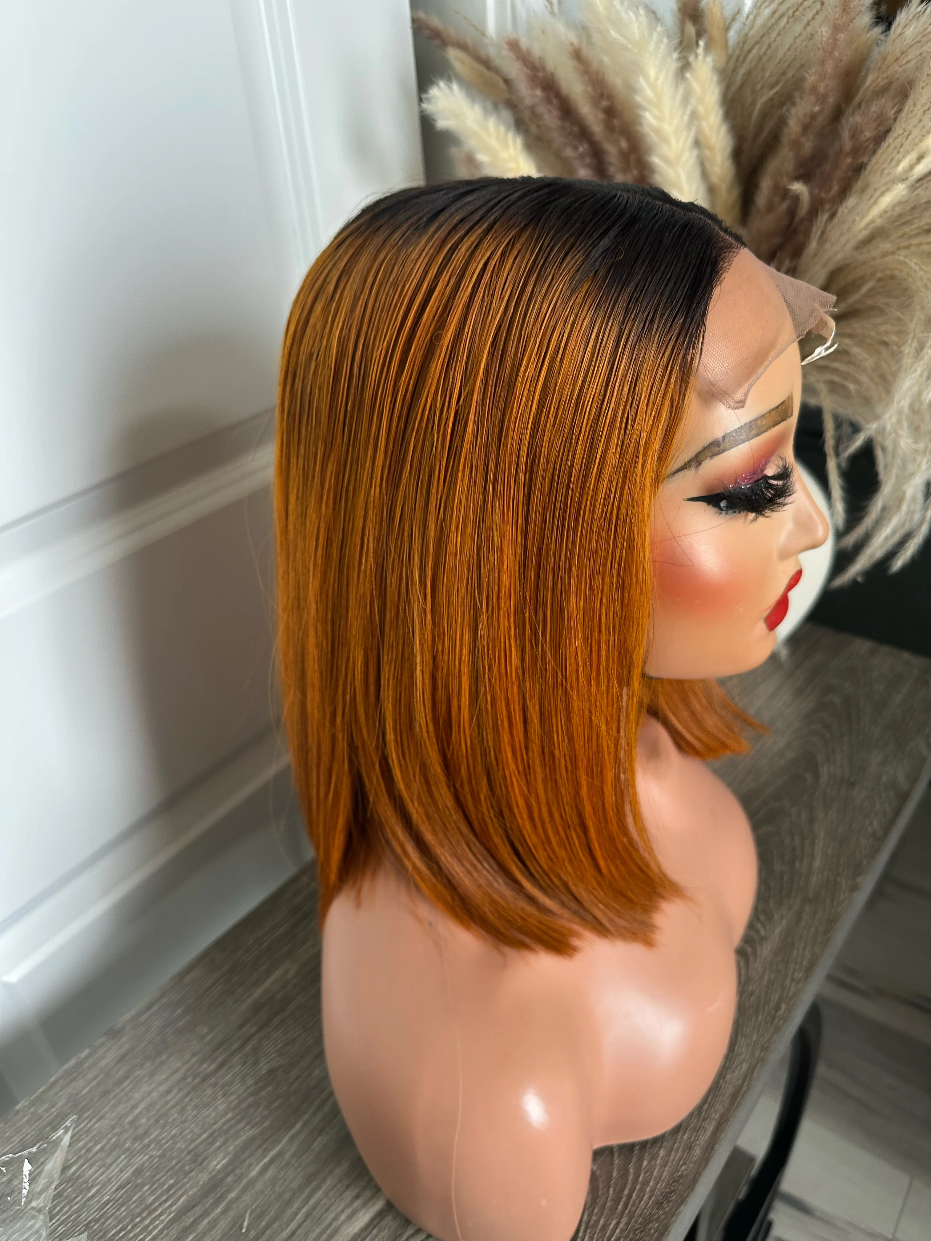 Ombré Ginger bone straight