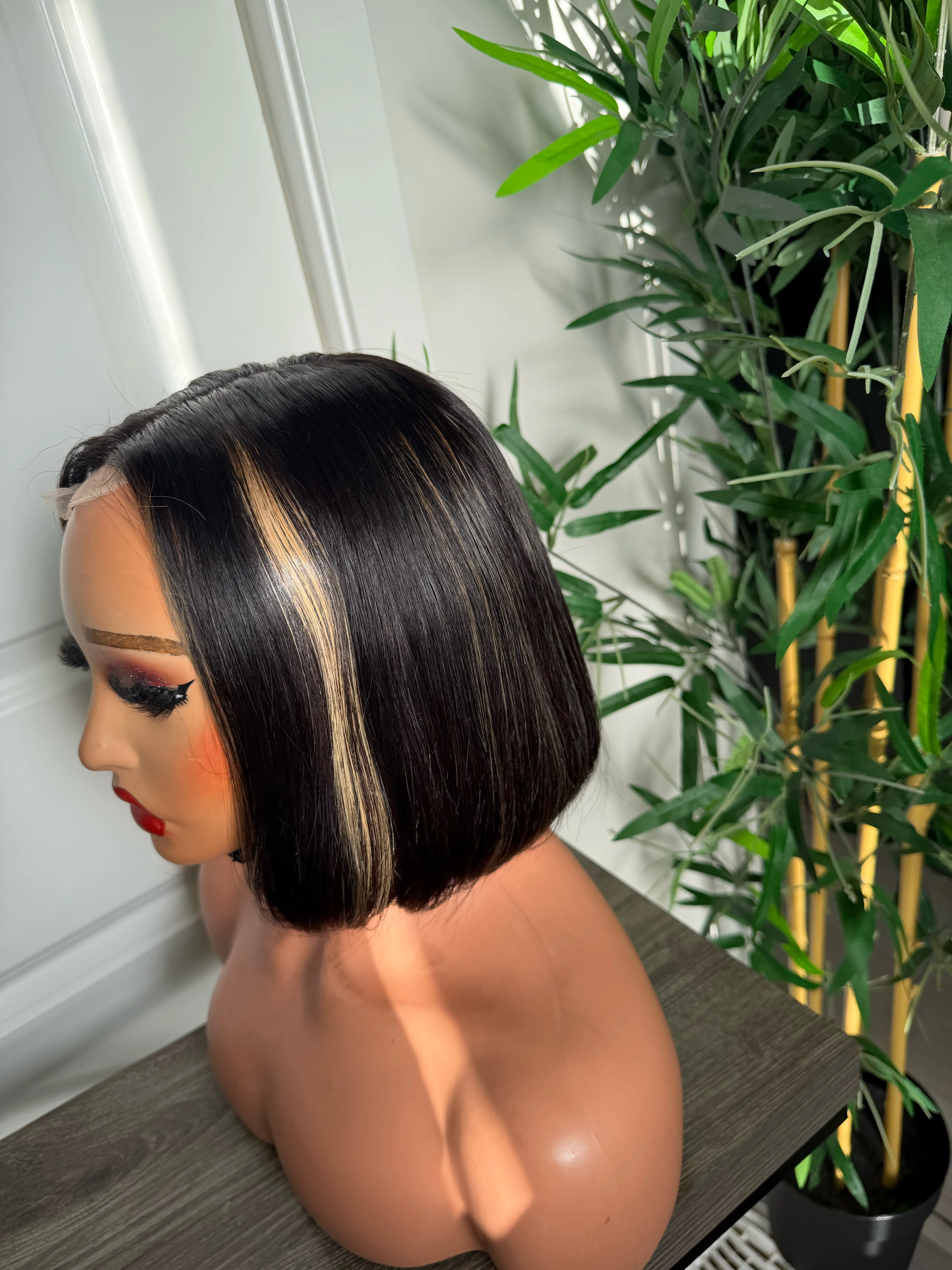 Raw quality highlight straight wig
