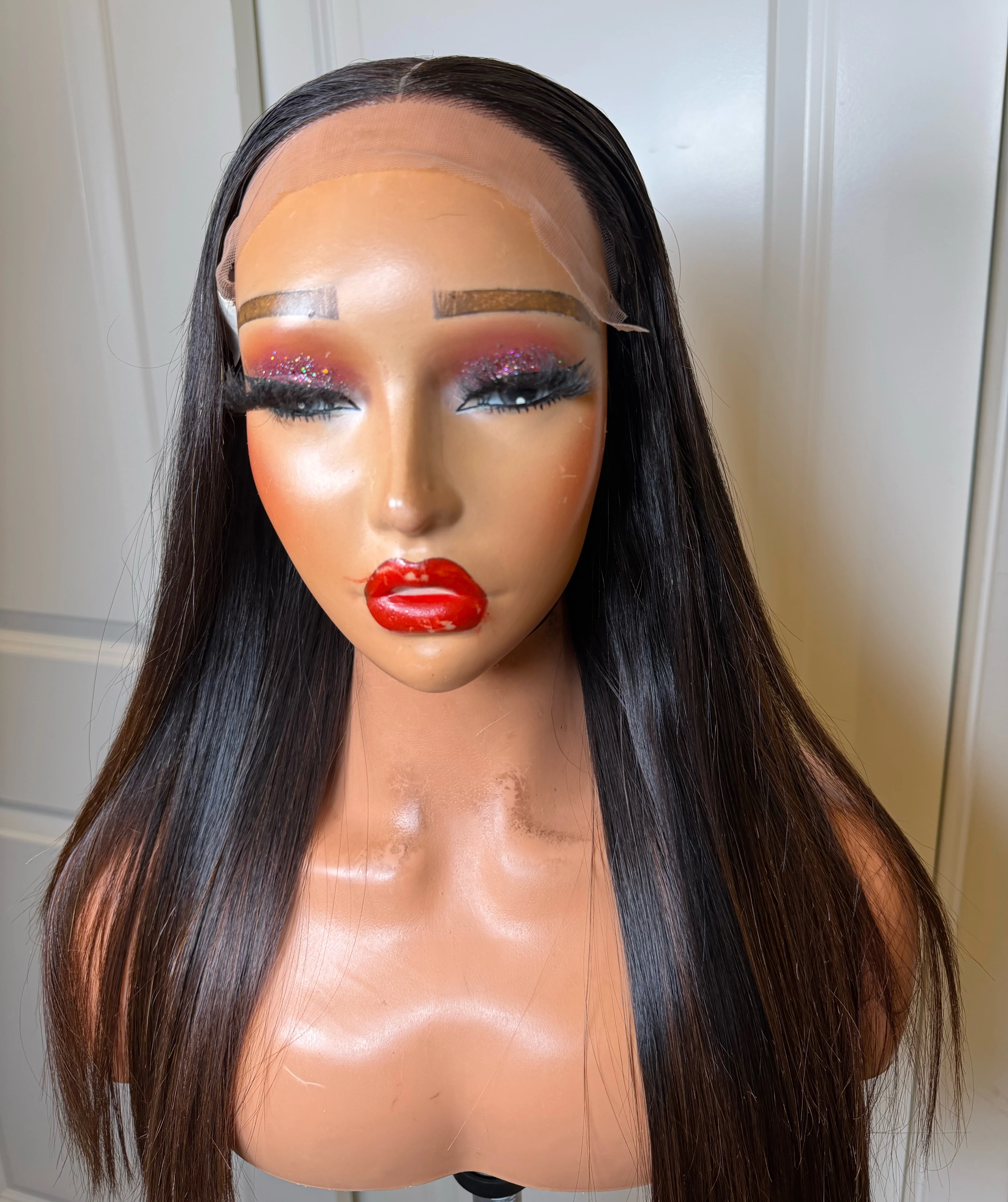Raw Ombré brown bone straight second image