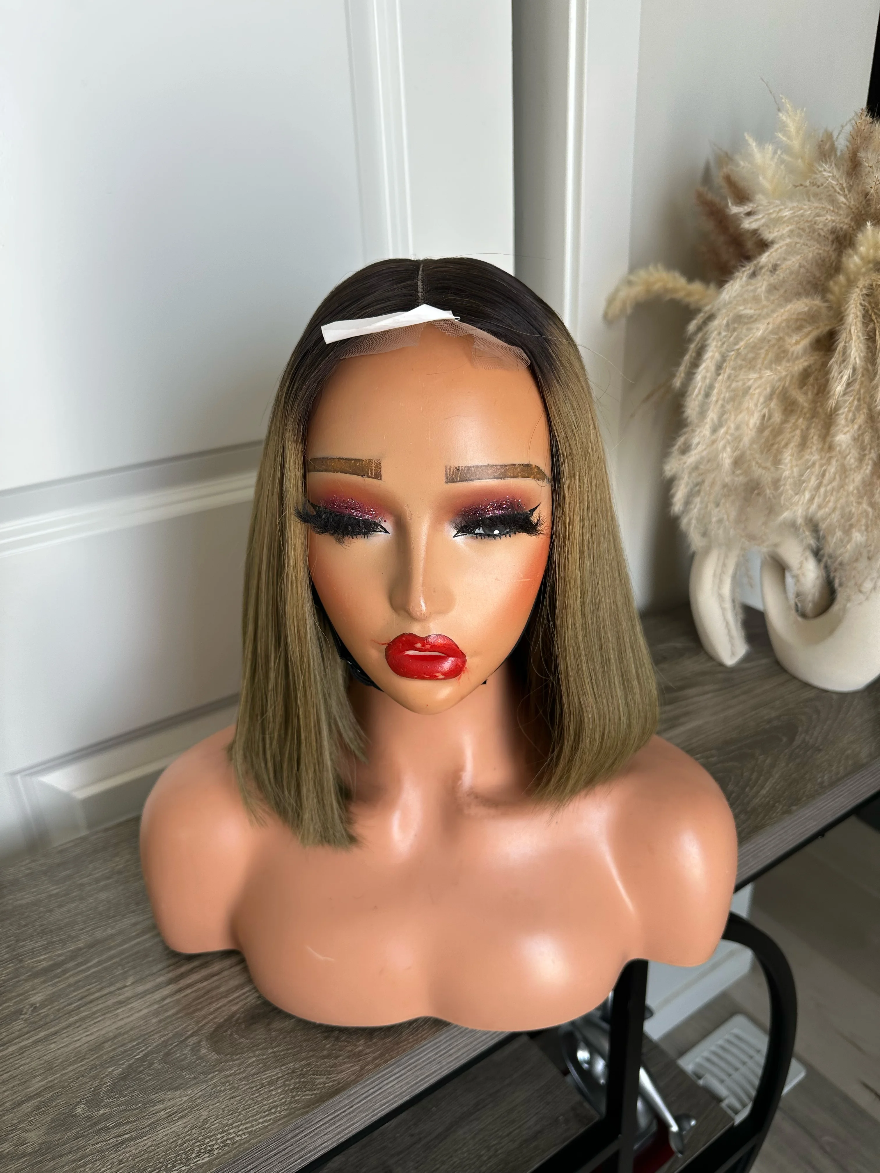 Customized ombre donor bone straight