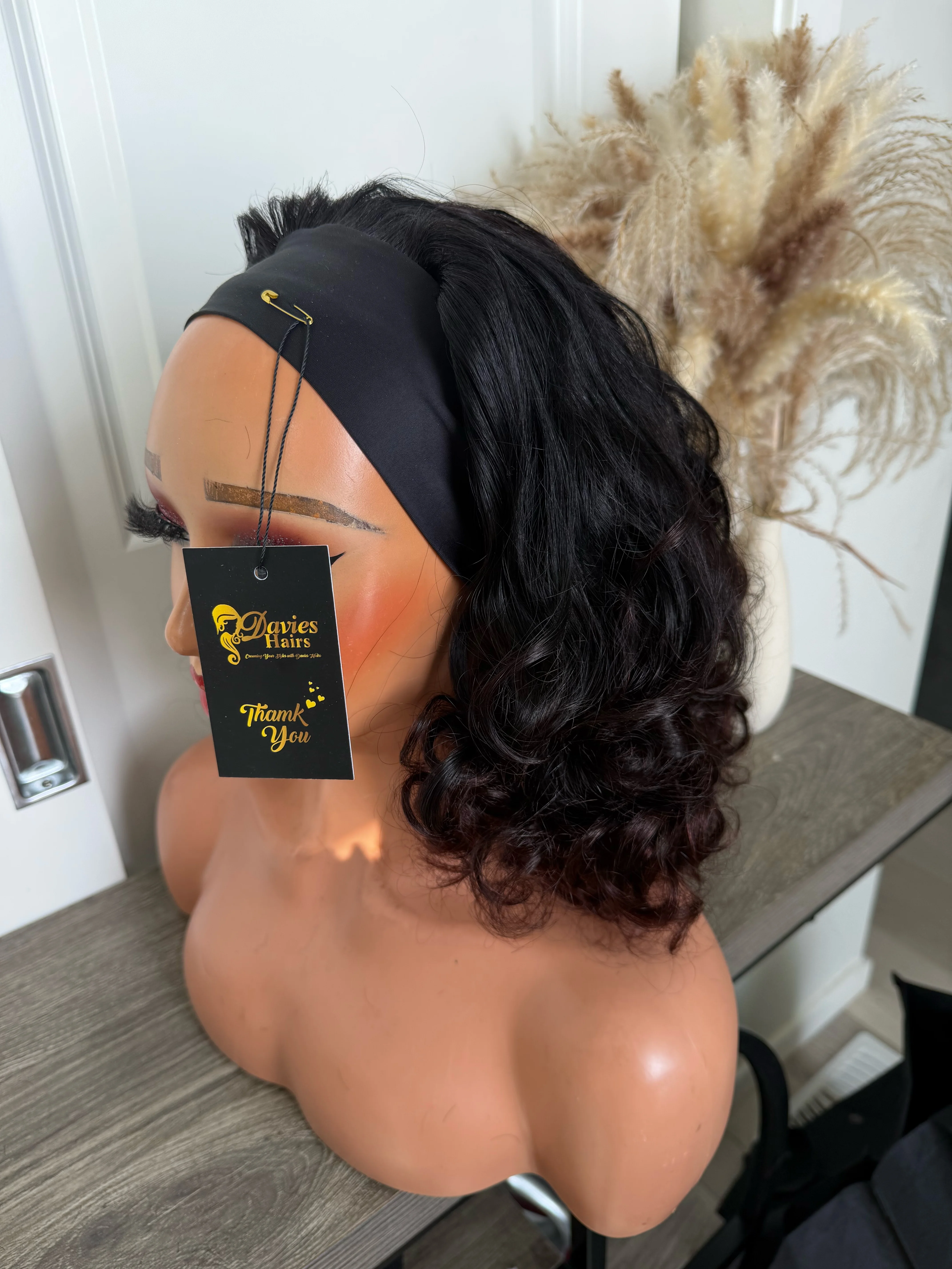 Raw  quality ombré brown two tone band