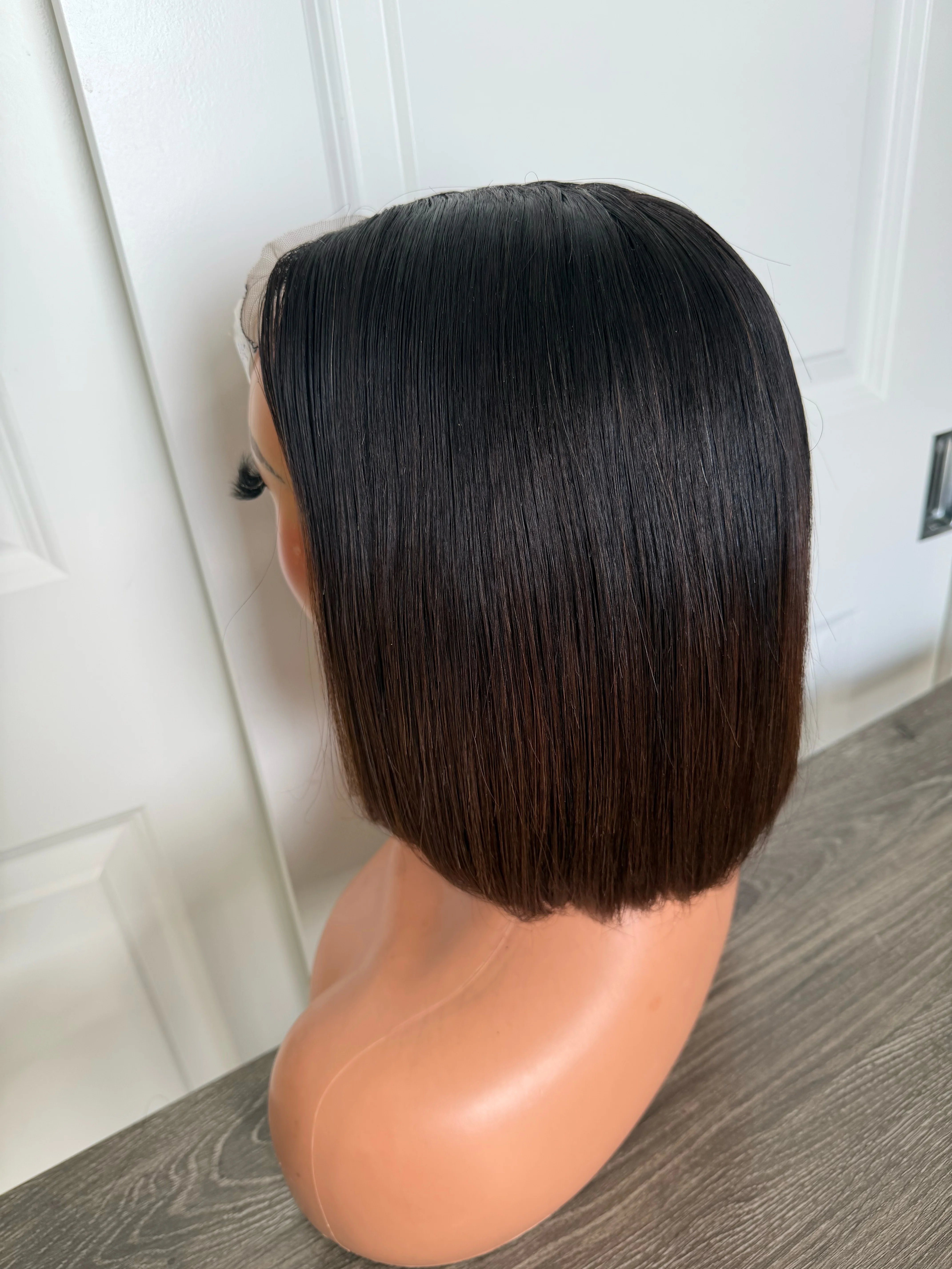 Raw quality ombré bone straight wig