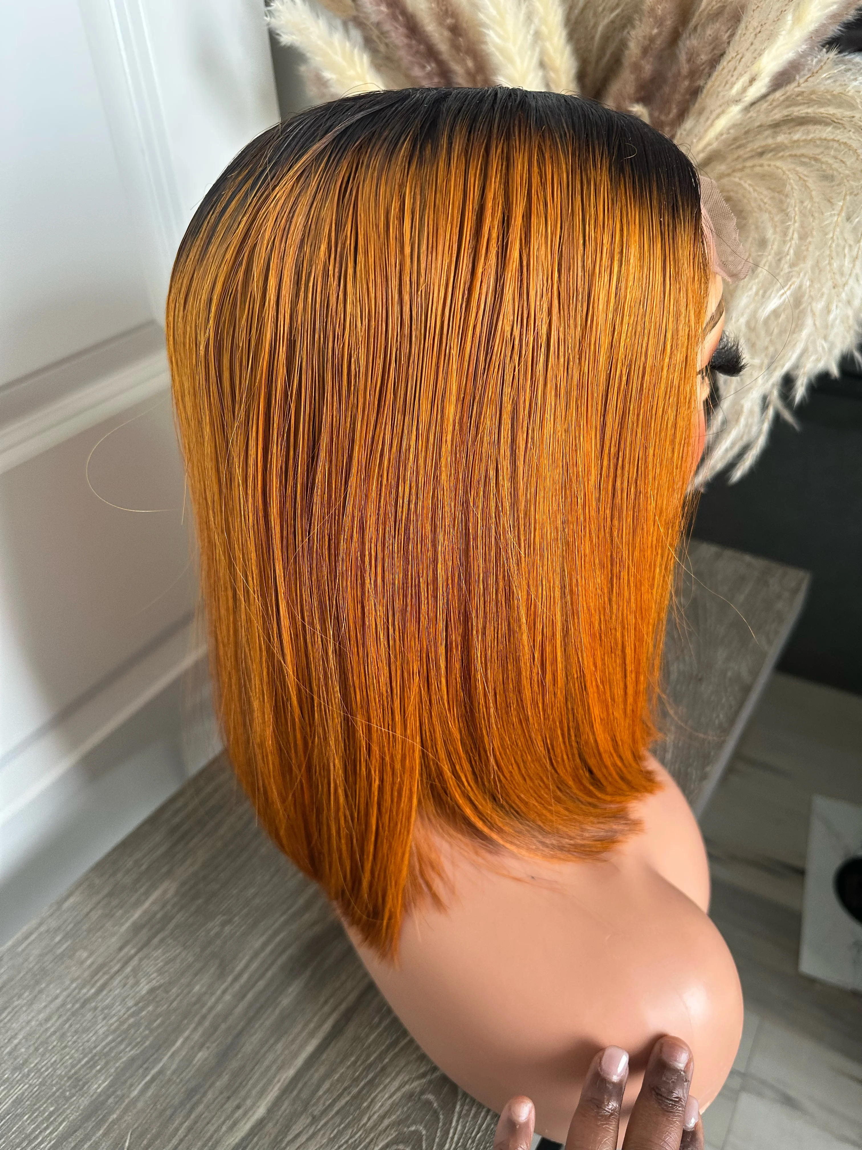Ombré Ginger bone straight second