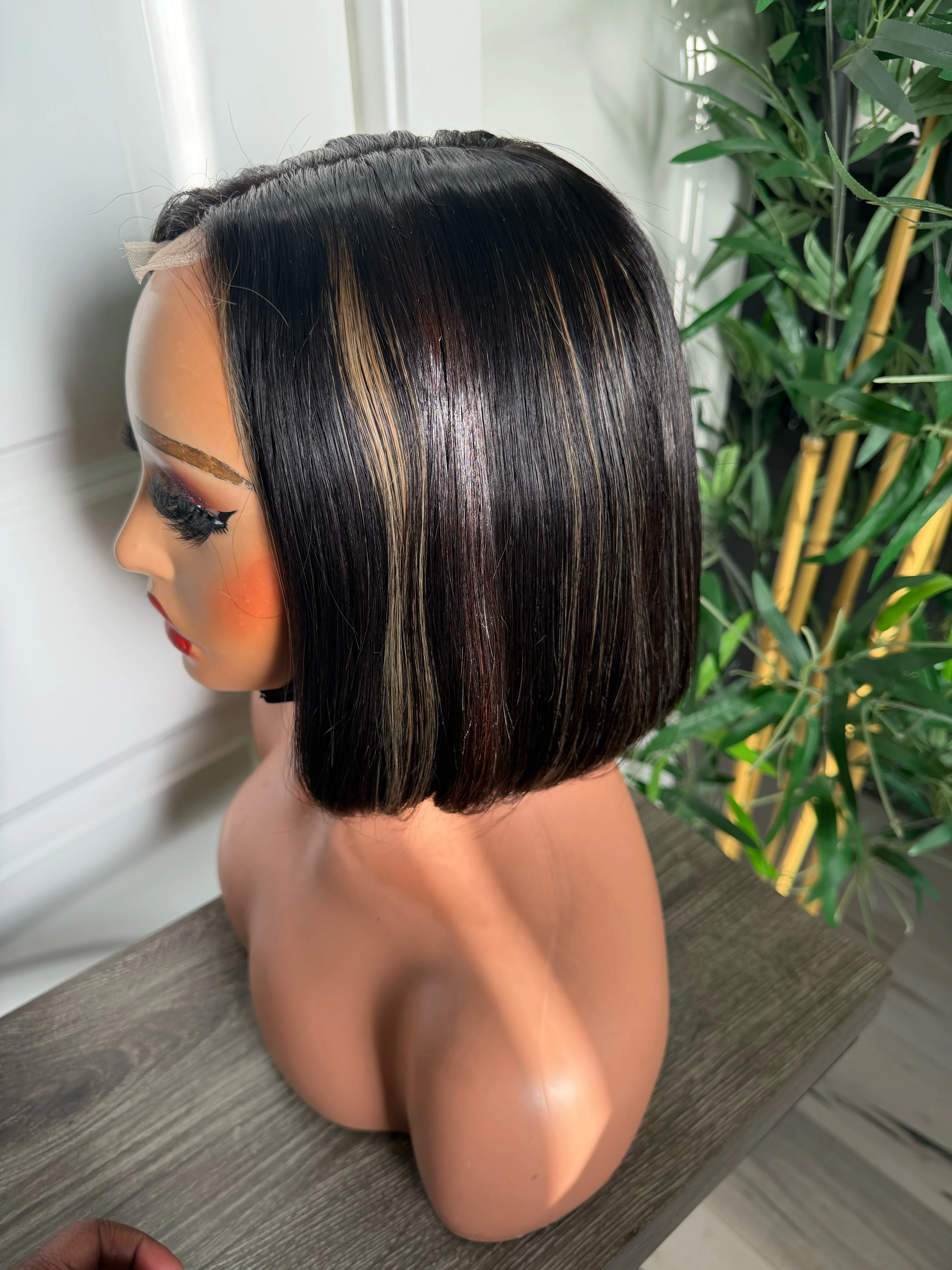 Raw quality highlight straight wig