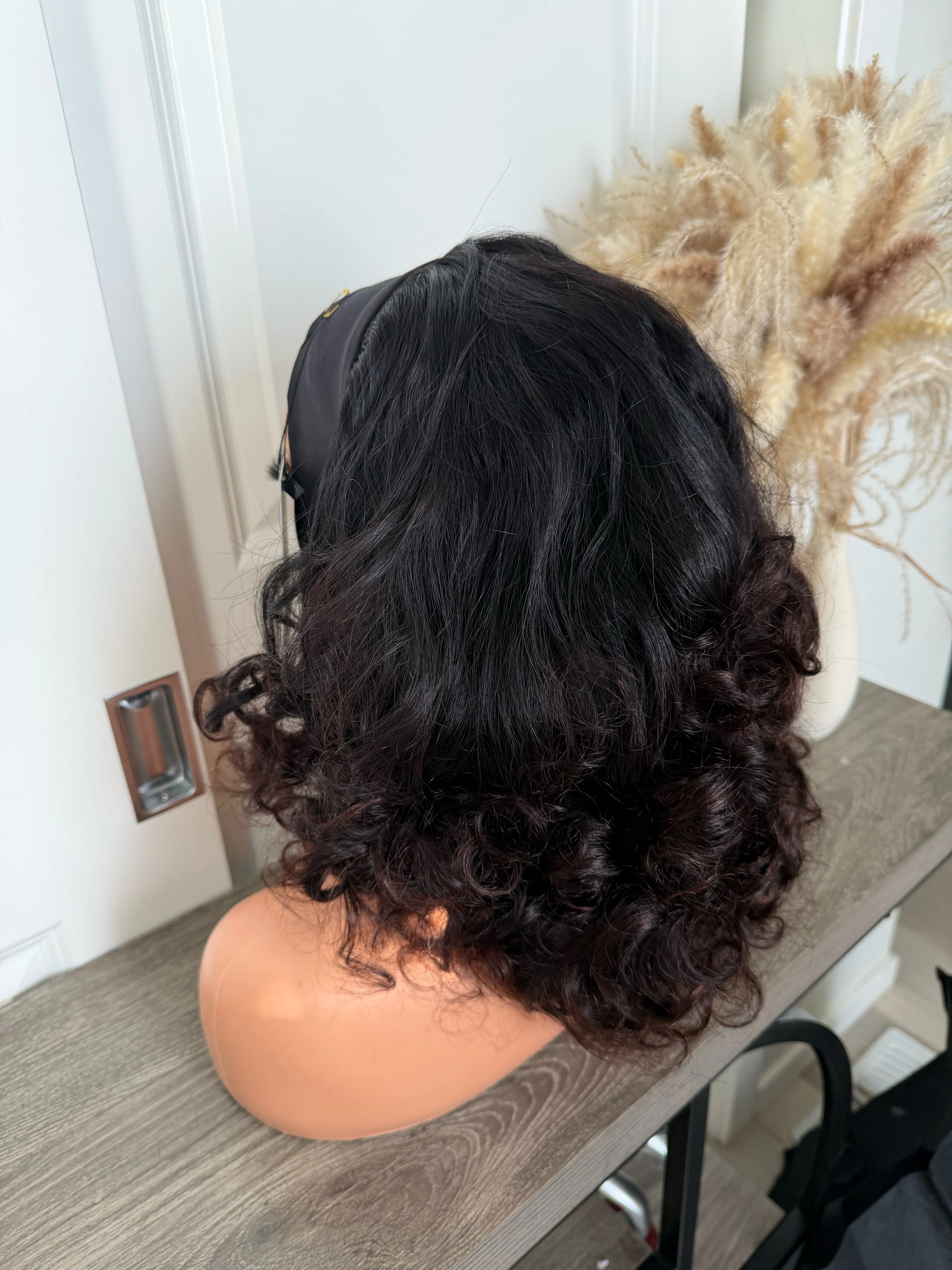 Raw  quality ombré brown two tone band