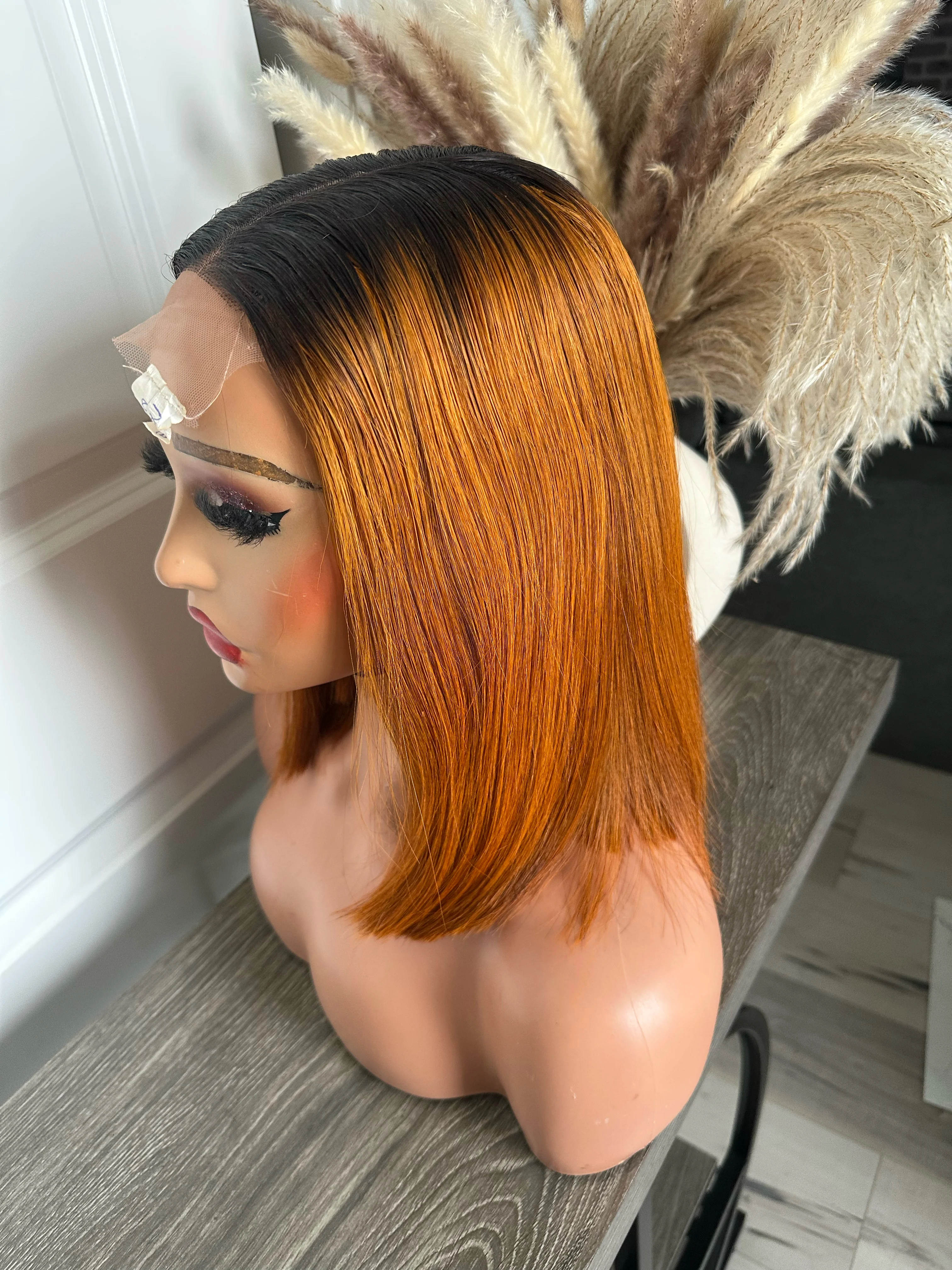 Ombré Ginger bone straight