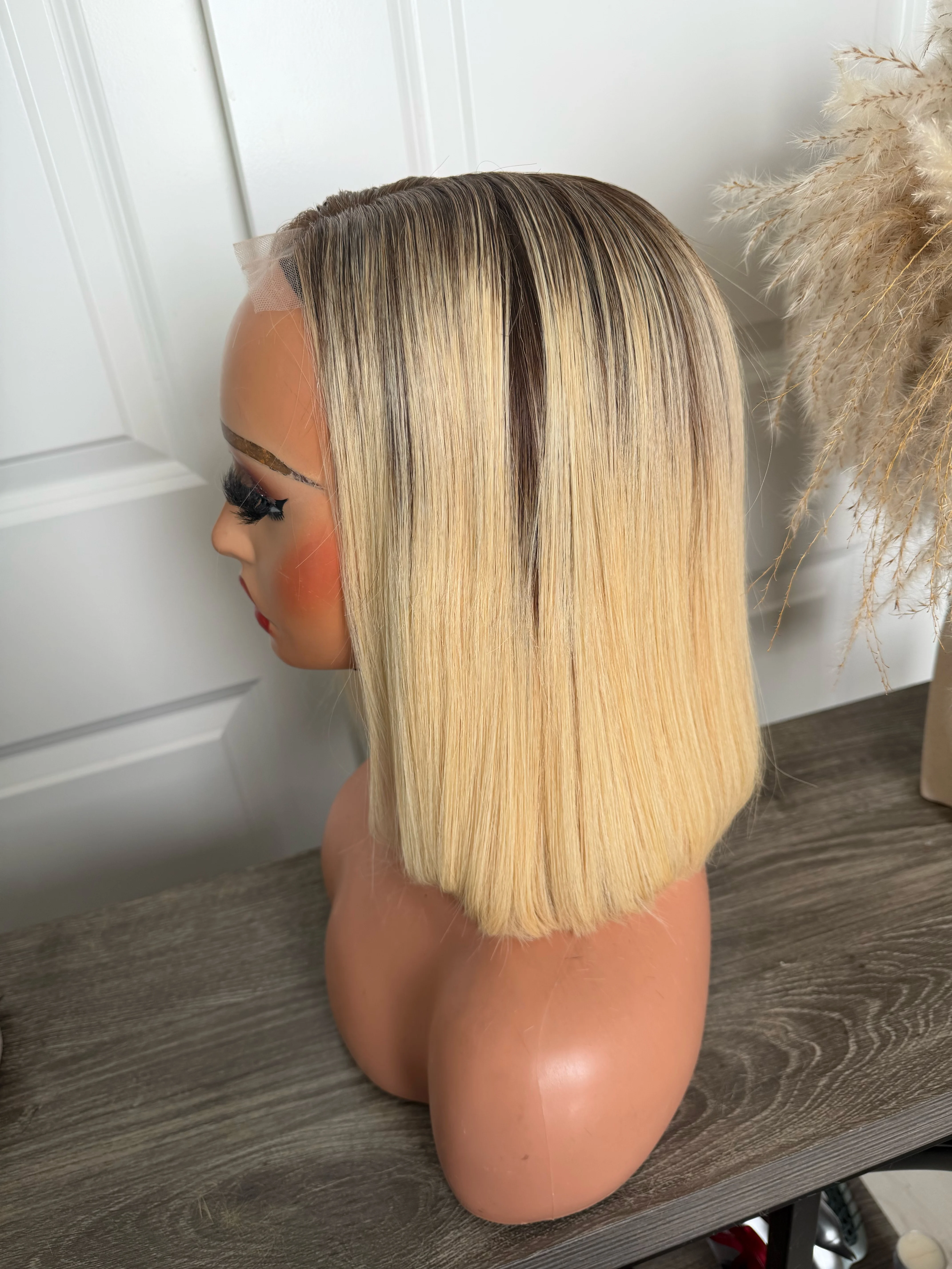 Donor quality ombré gold bone straight second