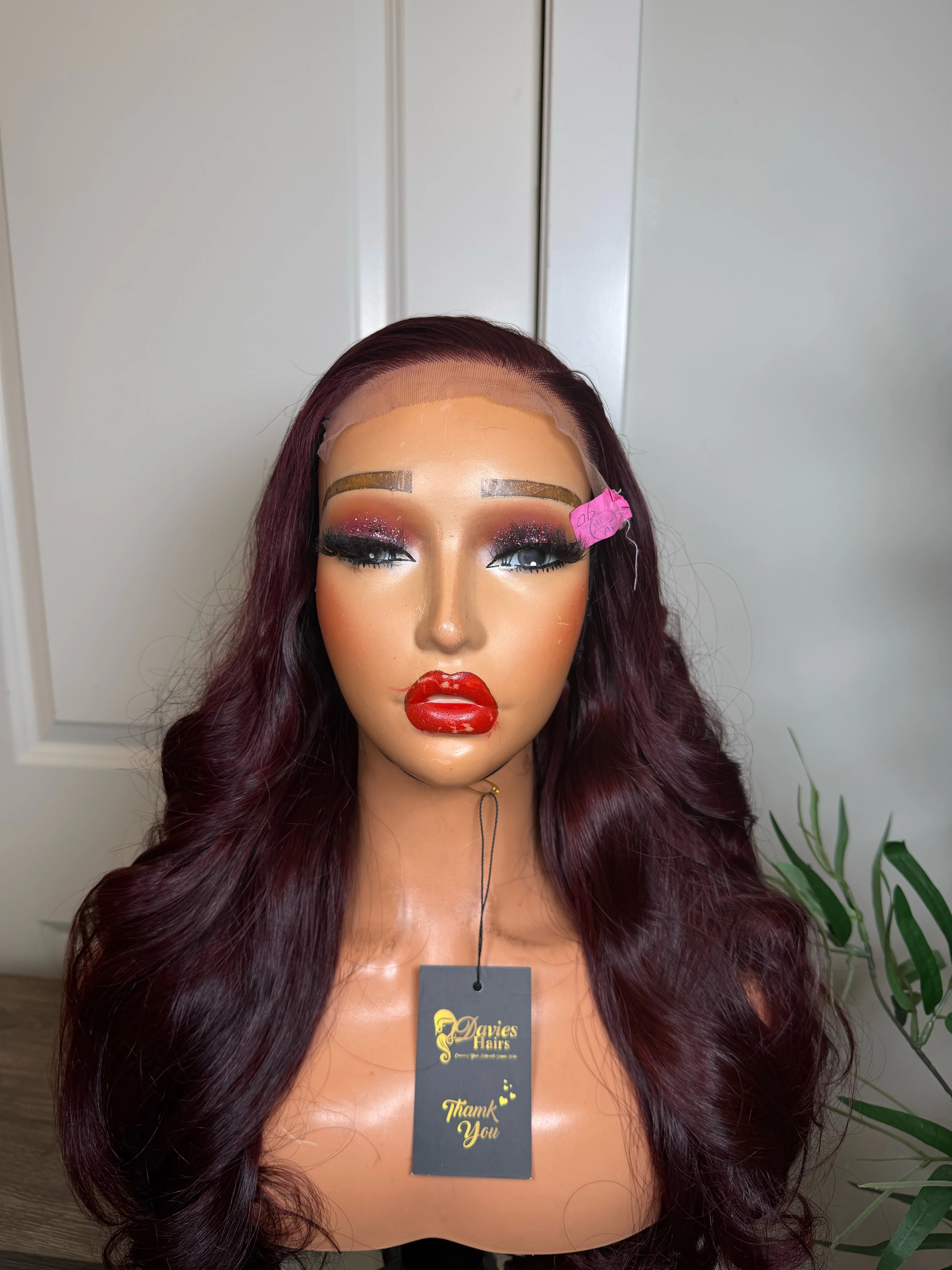 Donor  quality wine wavy wig