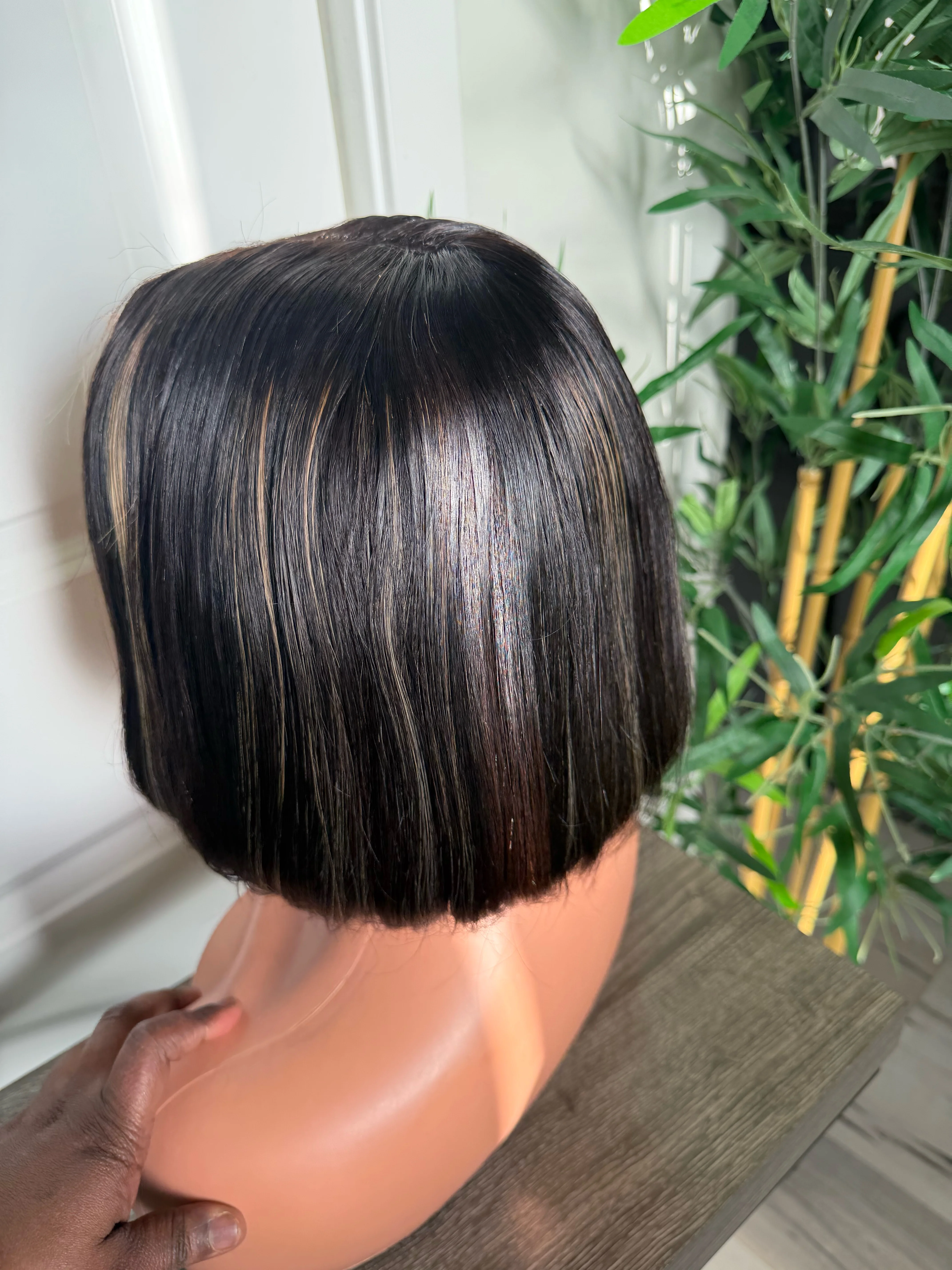 Raw quality highlight straight wig