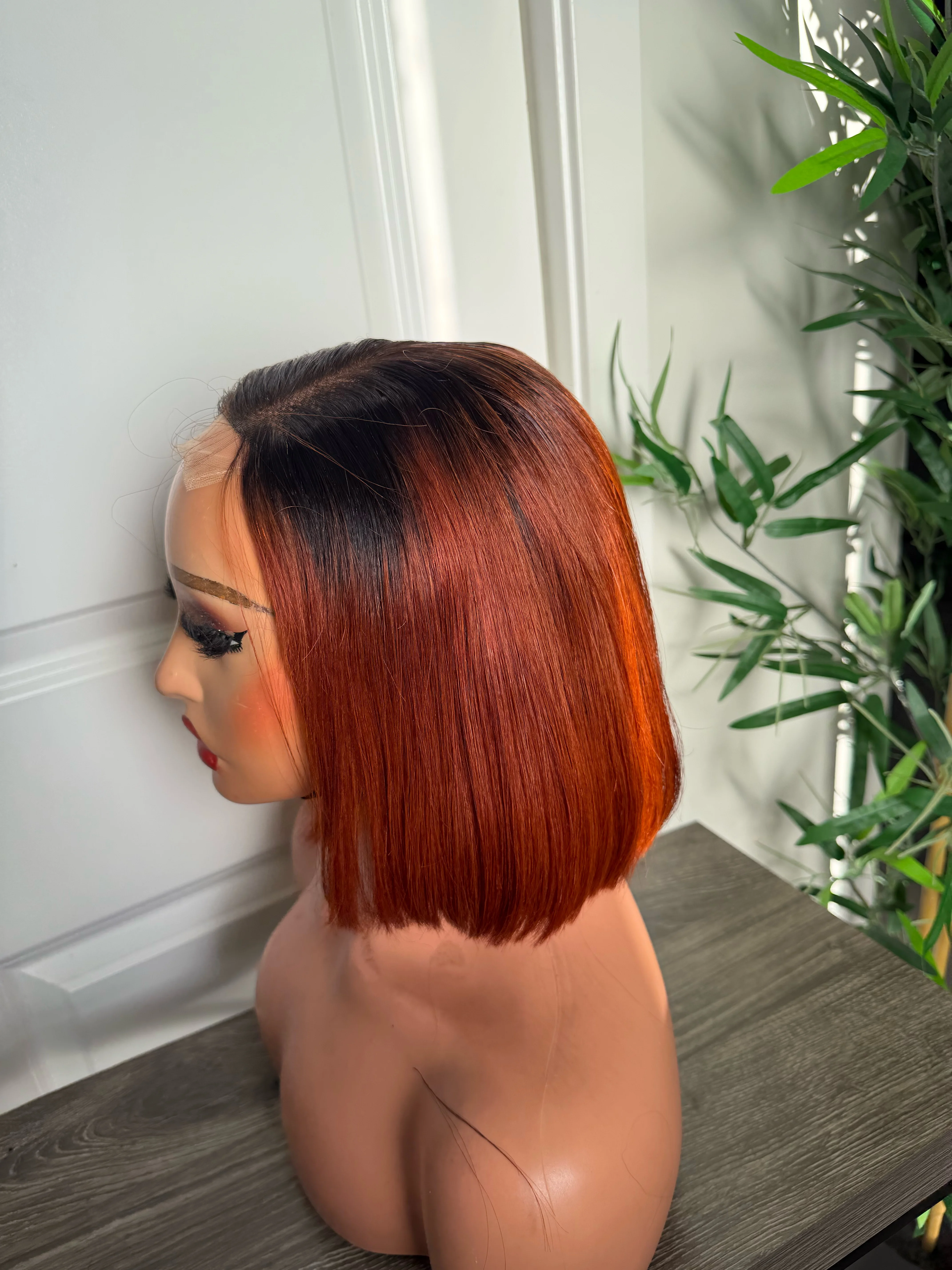 Raw quality ombré carjun bone straight wig