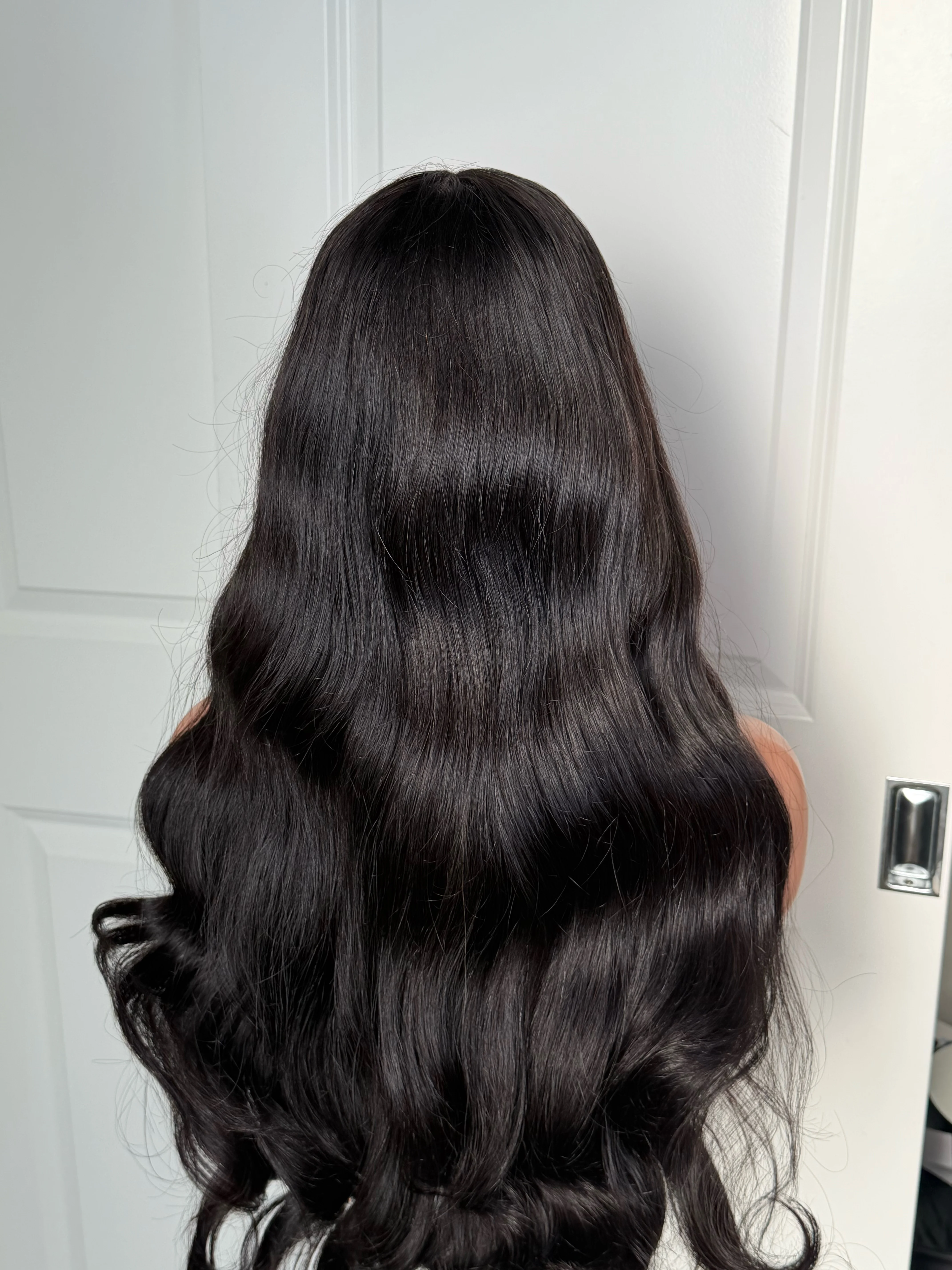 Raw natural wavy wig second