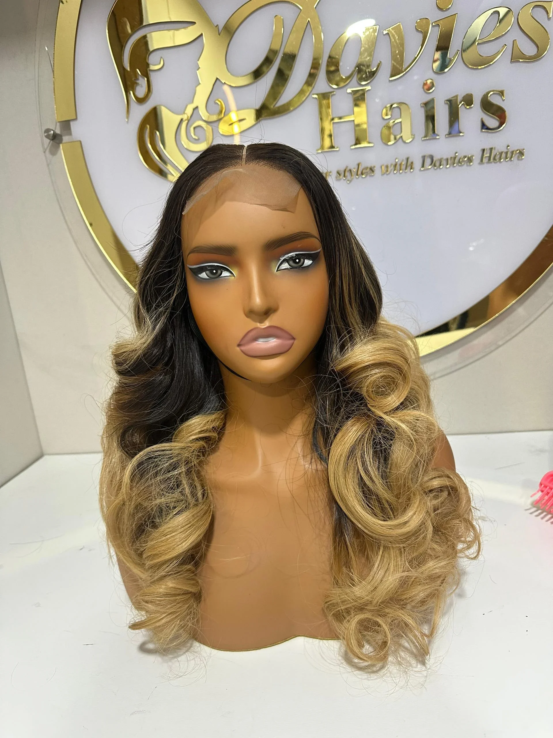 Bone Straight Wig (12 Inches) - Premium