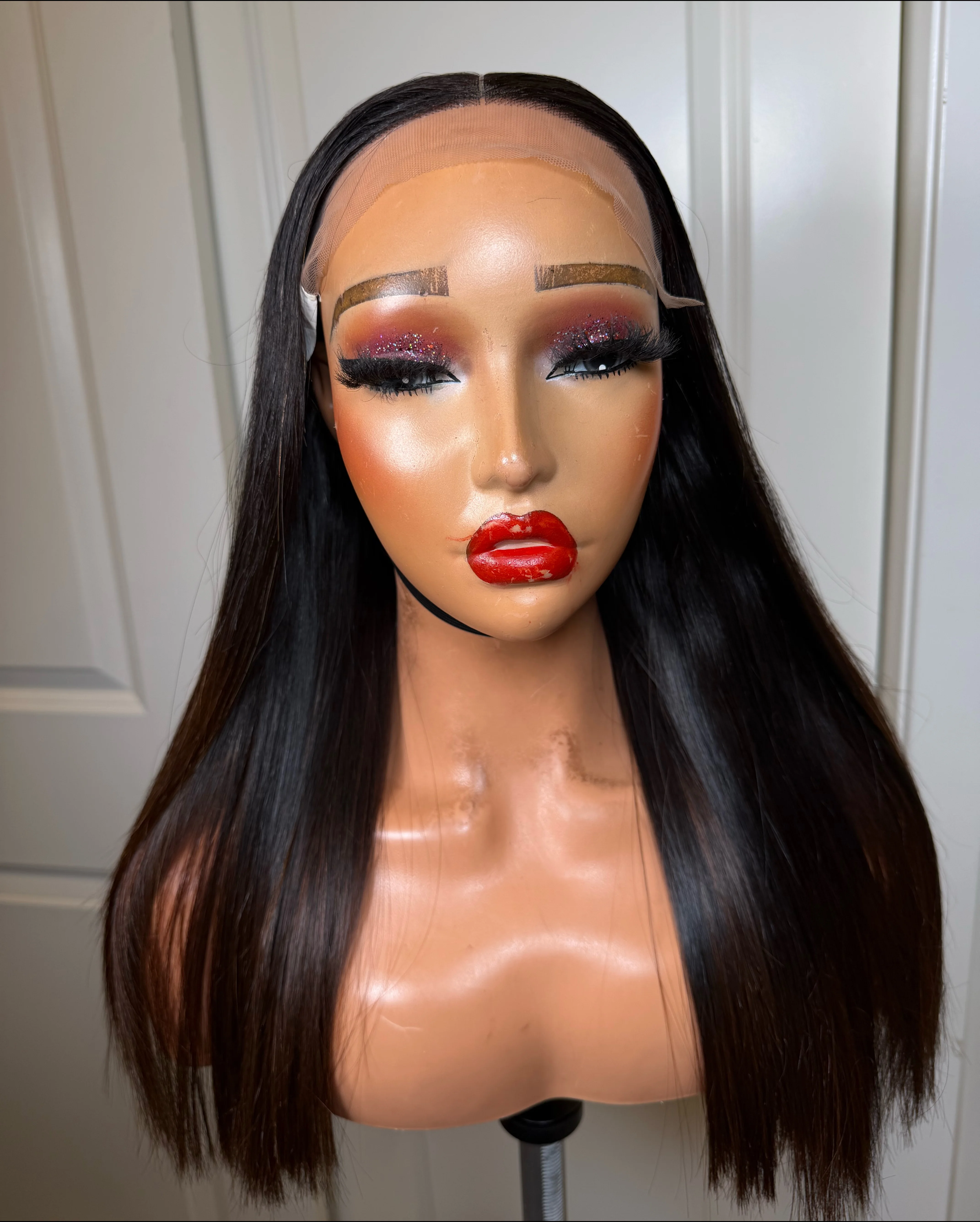 Raw Ombré brown bone straight