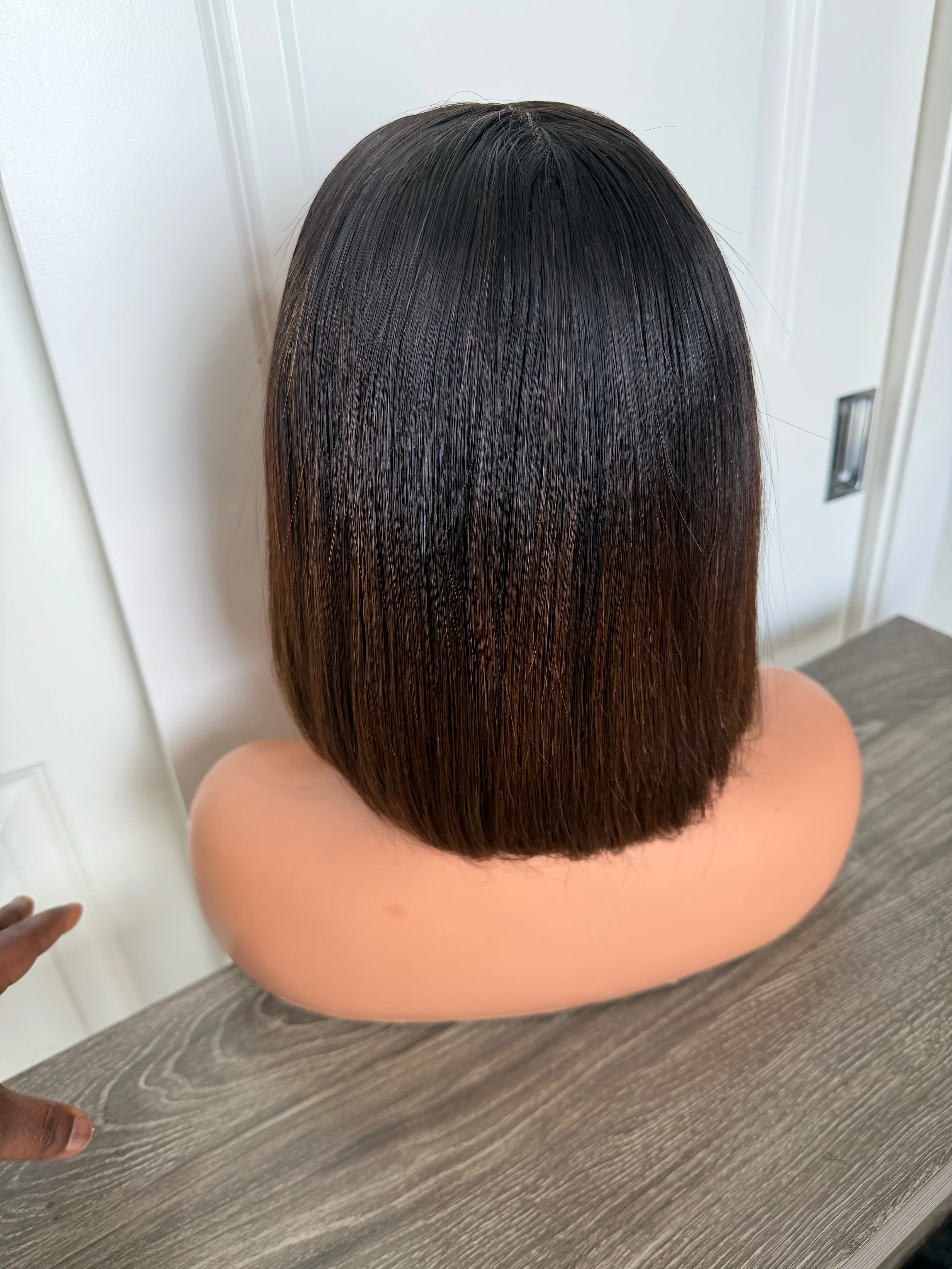 Raw quality ombré bone straight wig