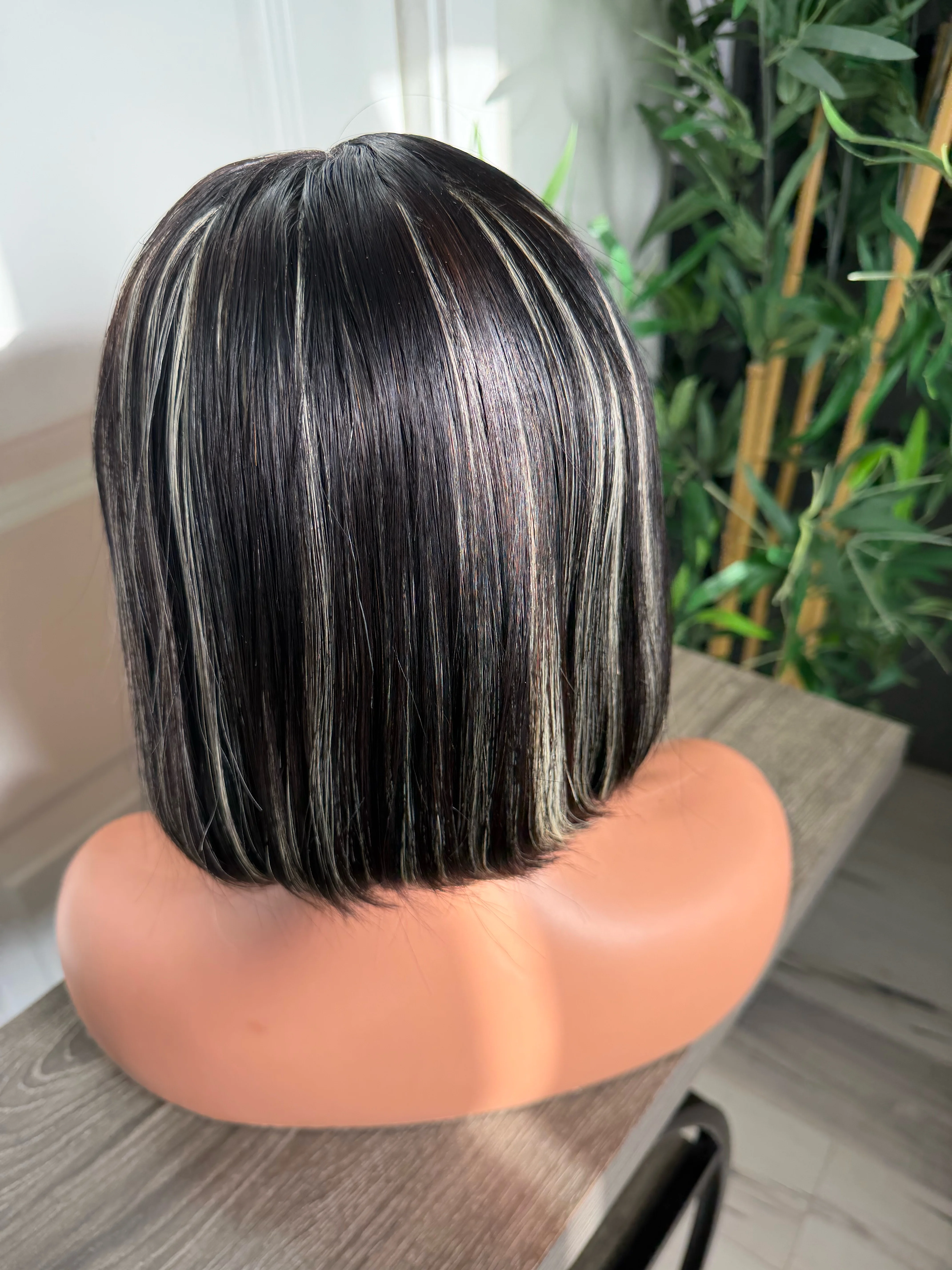Raw quality highlight straight wig
